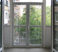 Французький балкон - вид з квартири